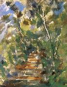 Paul Cezanne of the road leading to the Black Castle oil painting artist